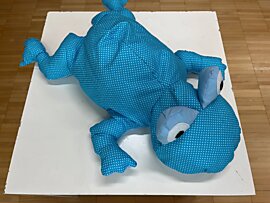 Frosch/Schlange Kuscheltier, 5. Kl.